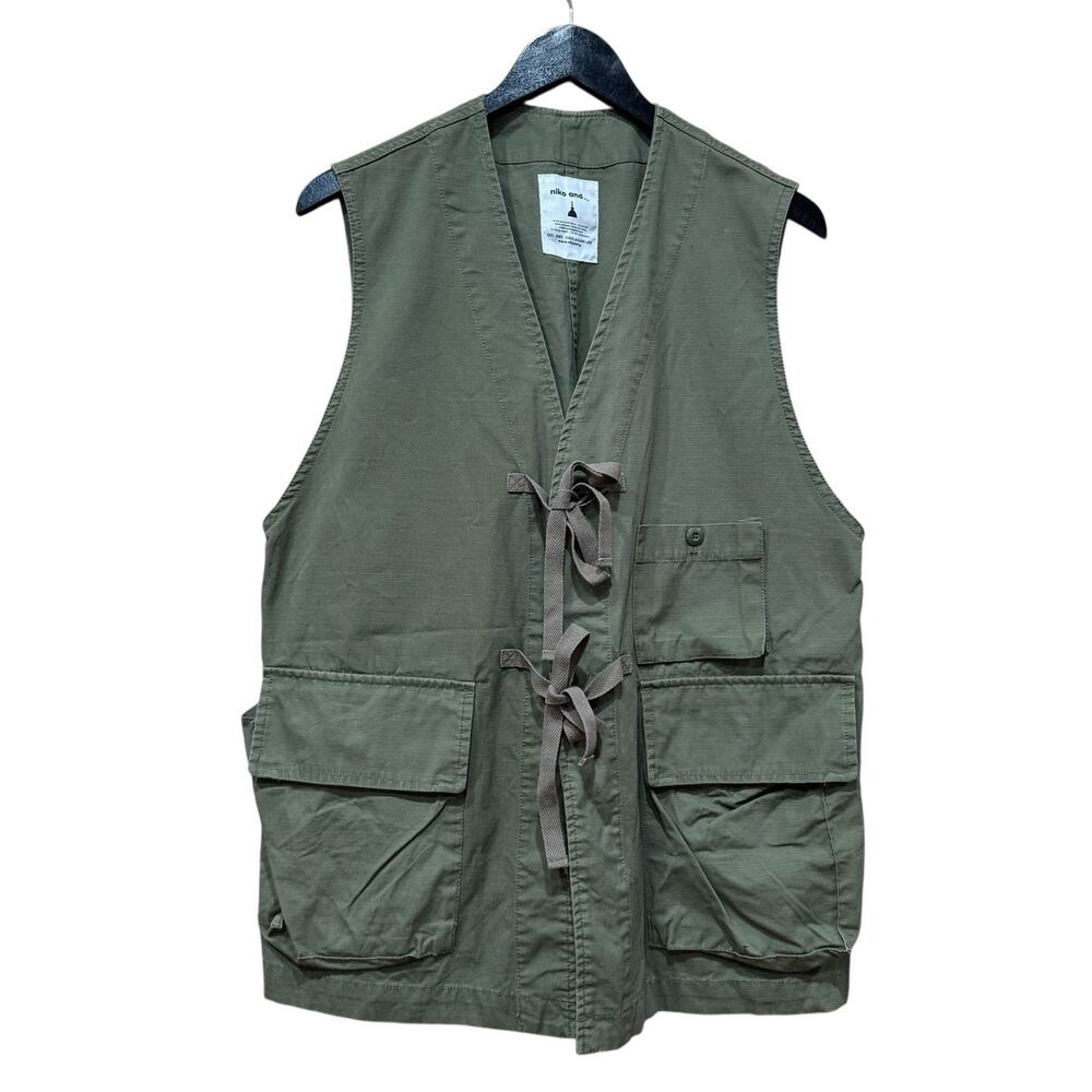 niko and... Japanese Vest Green Khaki Jacket L/XL
